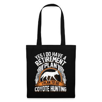 Chasseur de coyotes Yote - Sac en tissu - noir - Devant