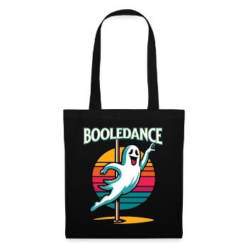Lustiger Boole-dance Spruch Pole Dance Halloween - Stoffbeutel - Schwarz - Vorne