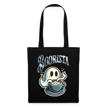 Boorista Café Drôle Disant Halloween - Sac en tissu - noir - Devant