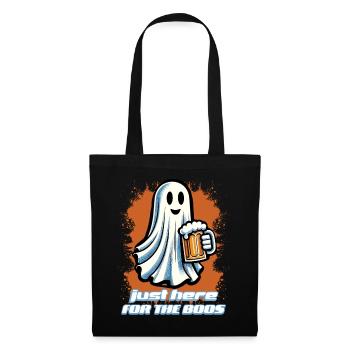 Funny Halloween Alcohol Lover Ghost Party - Tote Bag - black - Front