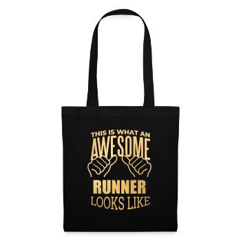 Running - Tote Bag - black - Front