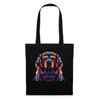 Newfoundland Dog Sunglasses Popart - Tote Bag - black - Front