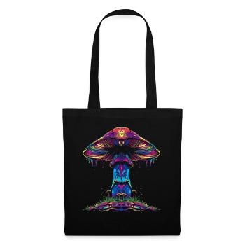 Champignon Cottagecore Popart - Sac en tissu - noir - Devant