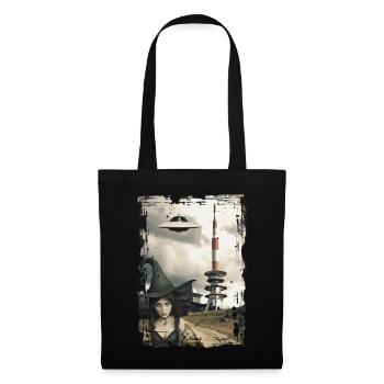 UFO Brocken in the Harz Mountains - Tote Bag - black - Front