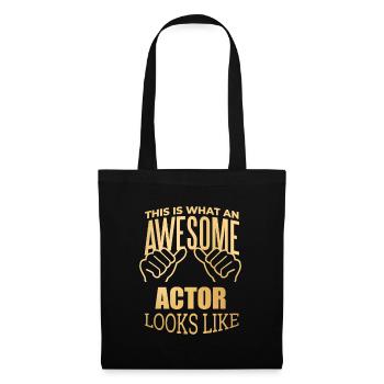 acteur - Sac en tissu - noir - Devant