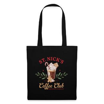 St. Nick's Coffee Club - Holiday Mood - Tote Bag - black - Front