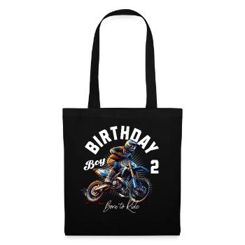 Motocross 2nd Birthday - Tote Bag - black - Front