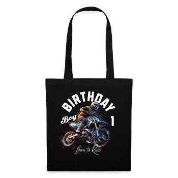 1er anniversaire de motocross - Sac en tissu - noir - Devant