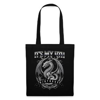 Dragon 4th Birthday Dragon - Tote Bag - black - Front