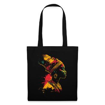 Colorful Heritage Black History Month Profile - Tote Bag - black - Front