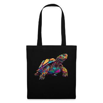 Turtle Sea Turtle Popart - Tote Bag - black - Front
