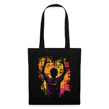 Afro Amerikanische Resilienz Black History Monthv - Stoffbeutel - Schwarz - Vorne