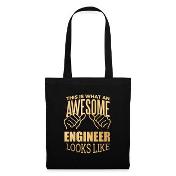 Engineer - Tote Bag - black - Front