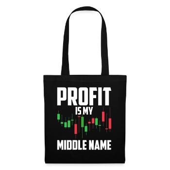 Day Trading Day Trader Bourse Bourse - Sac en tissu - noir - Devant