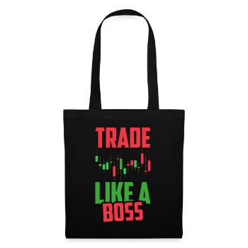 Day Trading Day Trader Bourse Bourse - Sac en tissu - noir - Devant
