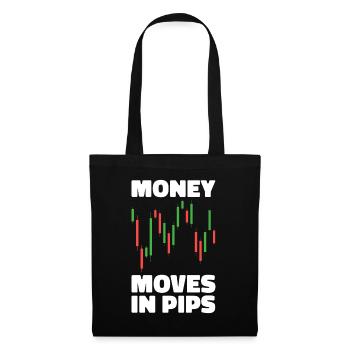 Trading Forex Trader Marché financier - Sac en tissu - noir - Devant