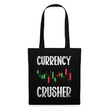 Trading Forex Trader Marché financier - Sac en tissu - noir - Devant