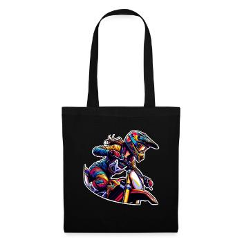 Motocross Women Girls Girl - Tote Bag - black - Front