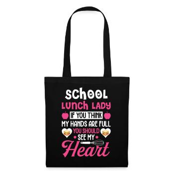 Cafeteria Worker School Lunch Lady Should Be My H - Tote Bag - black - Front