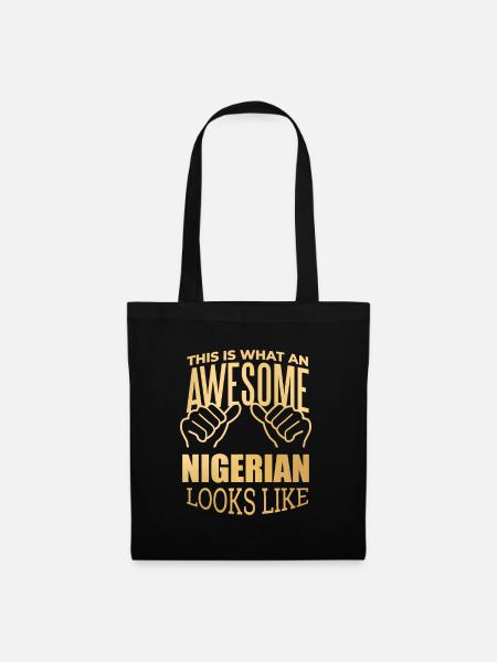 Nigeria Nigeria Nigeria - Stoffbeutel - Schwarz