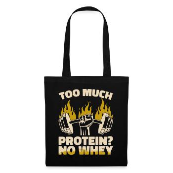 Fitness Trainer Gewichtheben GYM Bodybuilding - Stoffbeutel - Schwarz - Vorne