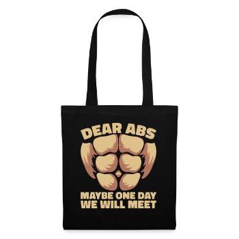 Entraîneur de fitness Haltérophilie GYM Musculation - Sac en tissu - noir - Devant