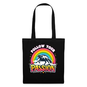Follow Your Passion Horse Rider - Tote Bag - black - Front
