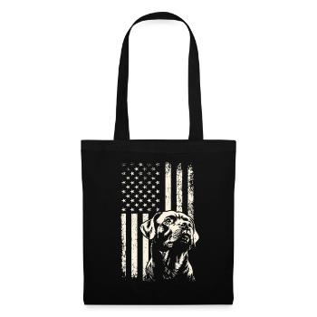 Rottweiler Pride – Journée des anciens combattants et 4 juillet - Sac en tissu - noir - Devant