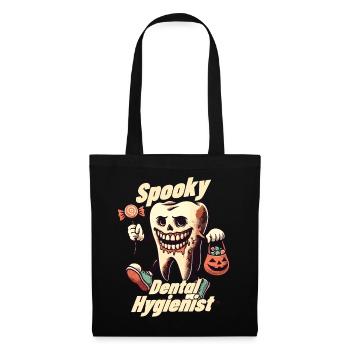 Halloween Spooky Dental Hygienist - Tote Bag - black - Front
