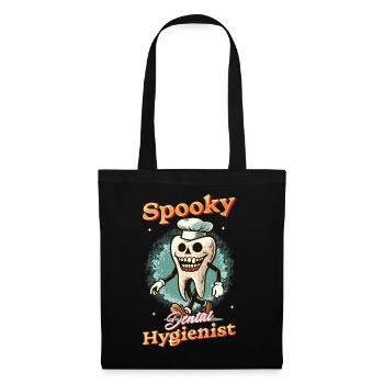 Spooky Dental Hygienist Halloween Fun - Tote Bag - black - Front