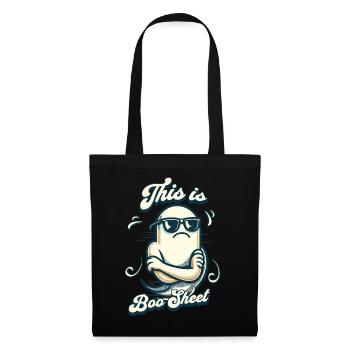 Funny Halloween Boo Sheet Ghost - Tote Bag - black - Front
