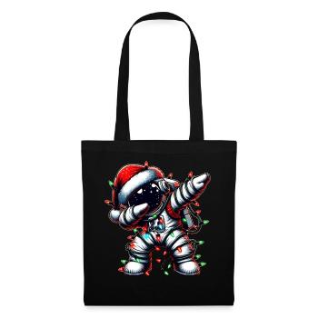 Dabbing Astronaut Cute Christmas Xmas - Tote Bag - black - Front