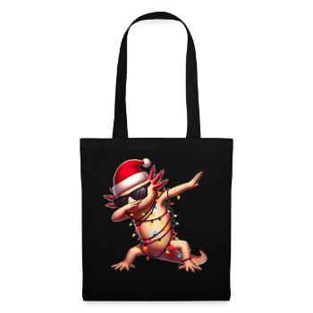 Polka Dot Axolotl Sunglasses Cute Christmas - Tote Bag - black - Front