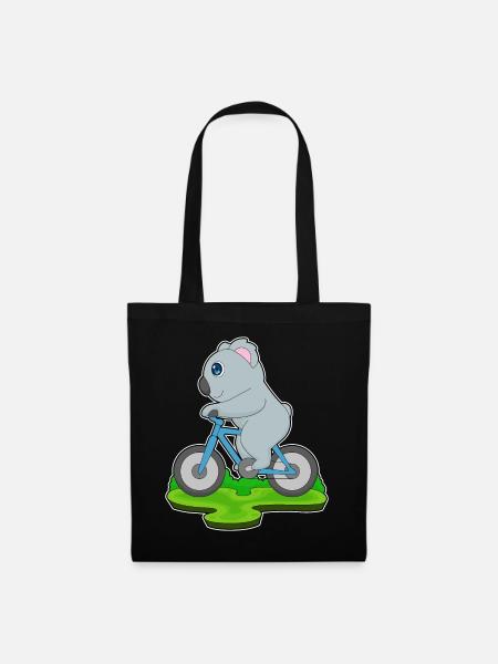 Koala Fahrrad - Stoffbeutel - Schwarz