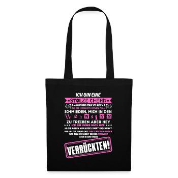 a proud of a troop of crazy - Tote Bag - black - Front