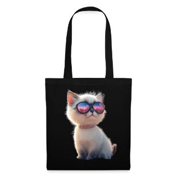Ragdoll Katze Ragdollkatze Cat Süße Ragdoll Katzen - Stoffbeutel - Schwarz - Vorne