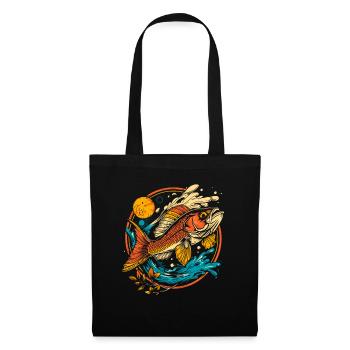 Fish Illustration - Tote Bag - black - Front