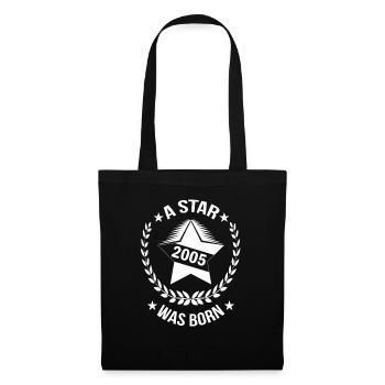 Birthday star born in 2005 - Tote Bag - black - Front