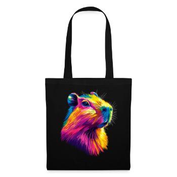 Capybara Be Capy Capybara Drôle Capybara - Sac en tissu - noir - Devant