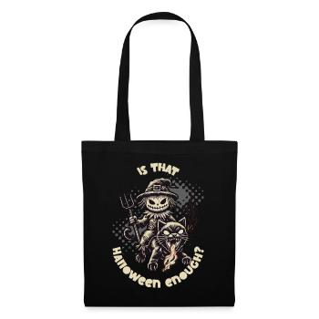 Halloween Mood Pure Creepy Evil Witch With - Tote Bag - black - Front