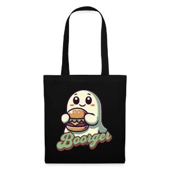 Ghost Boorger Hamburger Freund - Tote Bag - black - Front