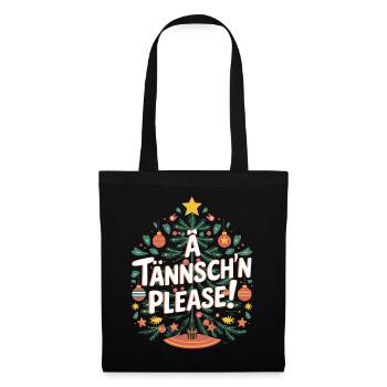 Noël Un Tännsch’n Humour s’il vous plaît - Sac en tissu - noir - Devant