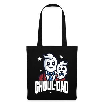 Papa goule pour les fans d’Halloween - Sac en tissu - noir - Devant
