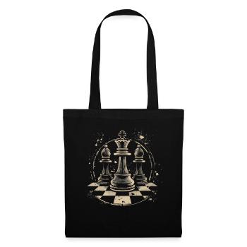 Chess Pieces Drawing - Tote Bag - black - Front