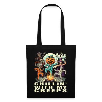 Halloween Fun With Spooky Friends - Tote Bag - black - Front