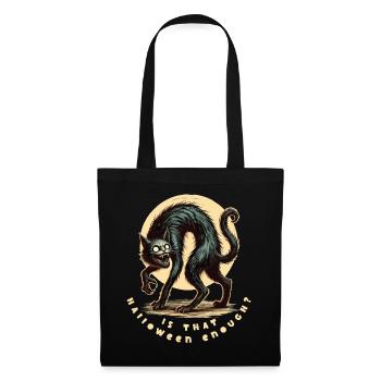 Is Halloween enough cat - Tote Bag - black - Front