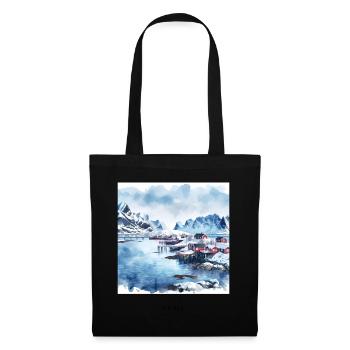 Pure Lofoten Winter Scandinavia Norway - Tote Bag - black - Front