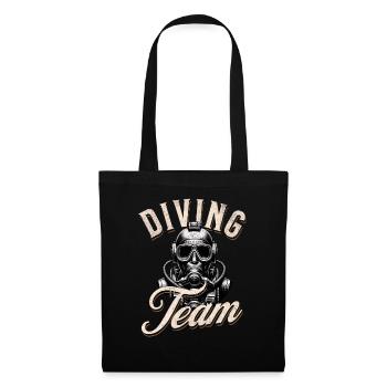 Diving Divers - Tote Bag - black - Front