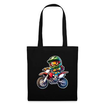 Motocross - Stoffbeutel - Schwarz - Vorne