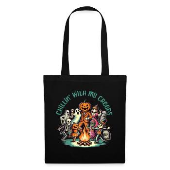 Halloween fun with my creeps - Tote Bag - black - Front